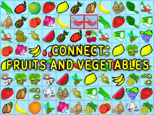 თამაში Connect Fruits and Vegetables ონლაინ