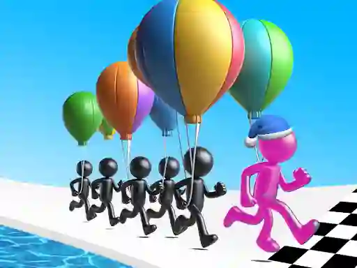 თამაში Ballon Race 3D ონლაინ