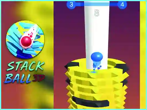 თამაში Stack Bounce Ball 3d ონლაინ
