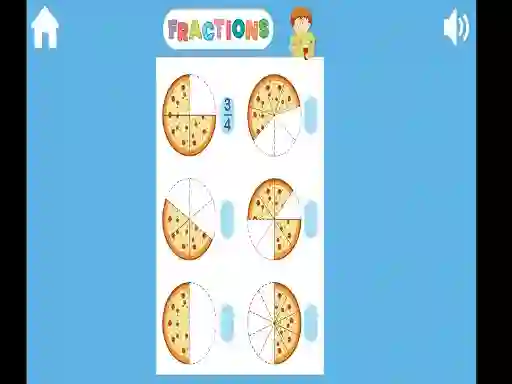 თამაში Fractions ონლაინ