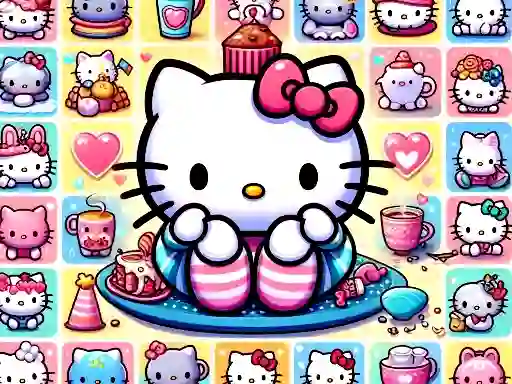 თამაში Cute Kitty Memory Challenge ონლაინ