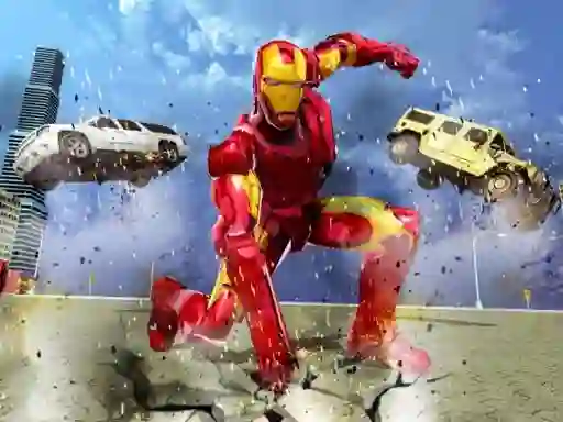თამაში Flying Iron Hero ონლაინ