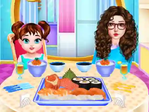 თამაში Baby Taylor Sushi Cooking ონლაინ