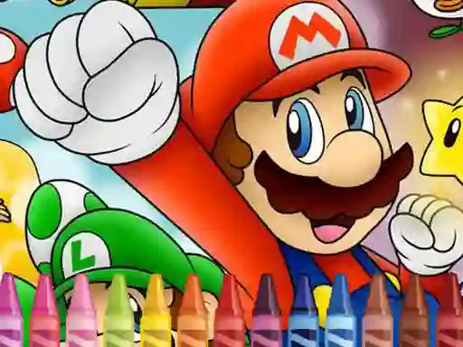 თამაში Mario Coloring ონლაინ