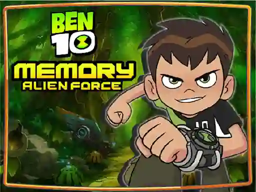 თამაში Ben 10 Memory Alien Force ონლაინ