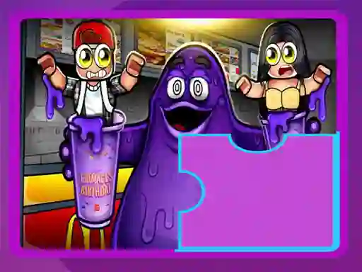 თამაში Grimace Shake Puzzle ონლაინ