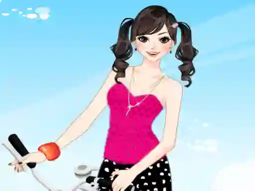თამაში Bicycle Girl Dressup ონლაინ