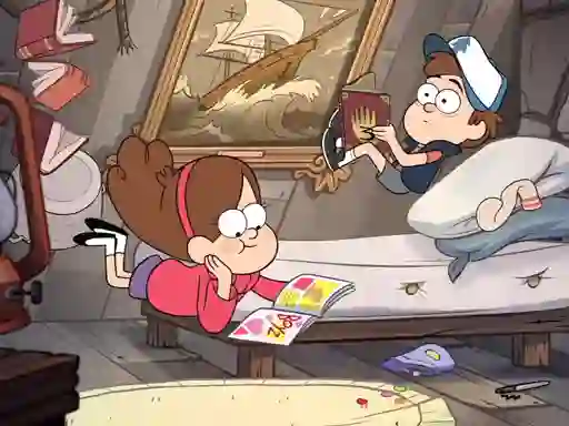 თამაში Gravity Falls Slide ონლაინ