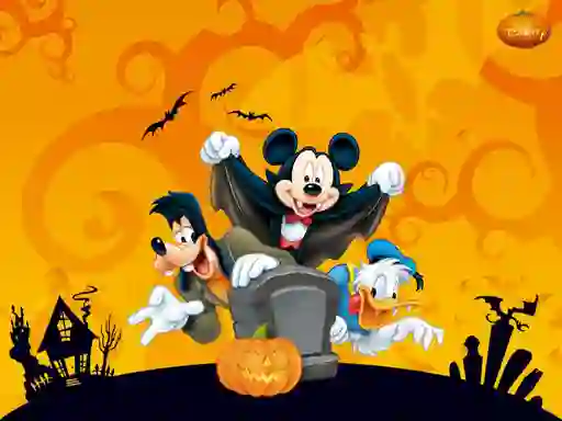 თამაში Disney Halloween Jigsaw Puzzle ონლაინ