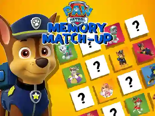 თამაში Paw Patrol Memory Match Up ონლაინ