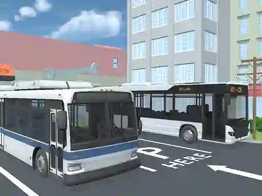 თამაში City Bus Parking Challenge Simulator 3D ონლაინ