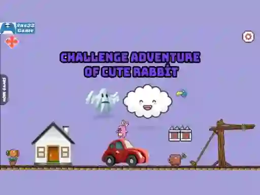 თამაში Challenge adventure of cute rabbit ონლაინ
