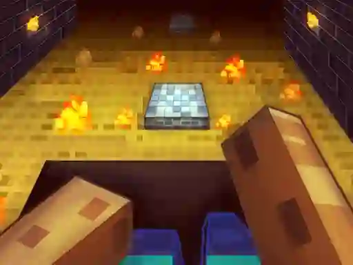თამაში Parkour in the cave 3D ონლაინ