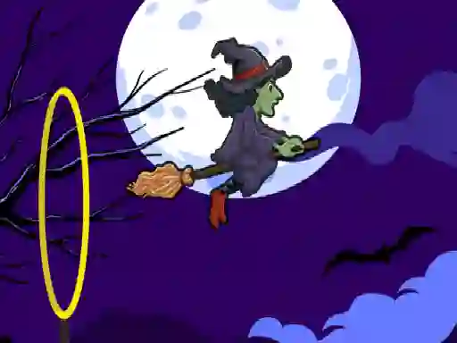თამაში Flying witch halloween ონლაინ