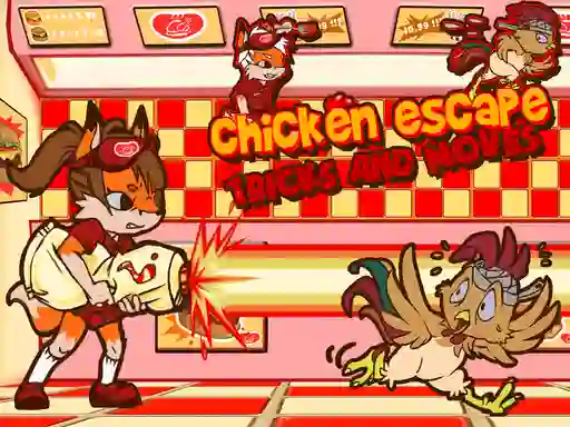 თამაში Chicken Escape Tricks and moves ონლაინ