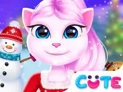 თამაში Angela Christmas Decor Game ონლაინ