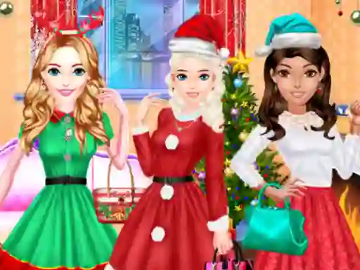 თამაში Fashion Girls Christmas Party ონლაინ