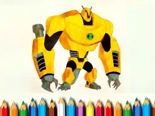თამაში Ben10 Monsters Coloring book ონლაინ