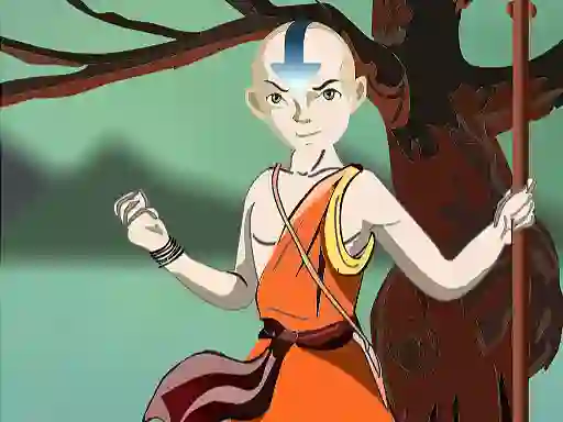 თამაში Avatar Aang DressUp ონლაინ