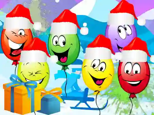 თამაში Christmas Balloons Bursting ონლაინ