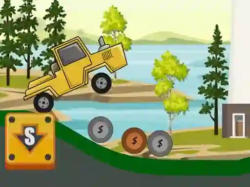 თამაში Hill Climb Tractor 2D ონლაინ