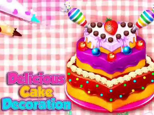 თამაში Delicious Cake Decoration ონლაინ
