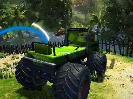 თამაში Realistic Monster Truck Offroad Simulator ონლაინ