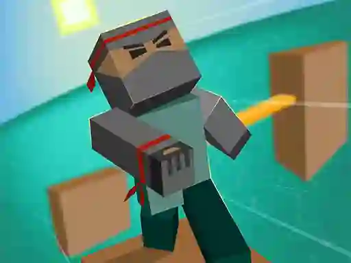 თამაში Blocky Parkour Ninja ონლაინ