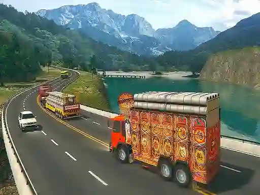 თამაში Indian Cargo Truck Gwadar Port Game ონლაინ