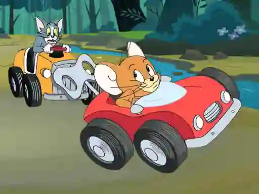 თამაში Tom and Jerry Car Jigsaw ონლაინ