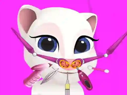 თამაში Little Angela Nose Doctor ონლაინ