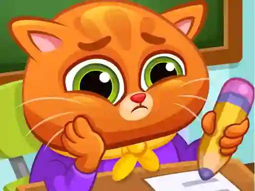 თამაში Lovely Virtual Cat At School ონლაინ