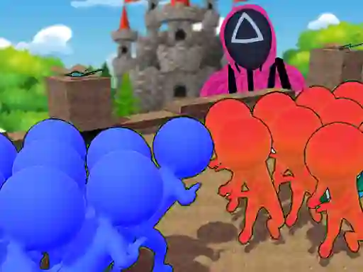 თამაში Squid Game Crowd Pusher ონლაინ