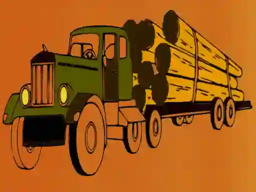 თამაში Logging Trucks Coloring ონლაინ