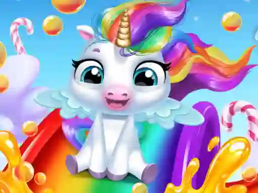 თამაში Glitter Unicorn Dress Up Girls ონლაინ