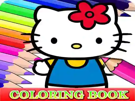 თამაში Coloring Book for Hello Kitty ონლაინ