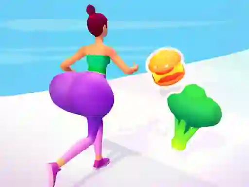 თამაში Twerk it! body Race 3D ონლაინ