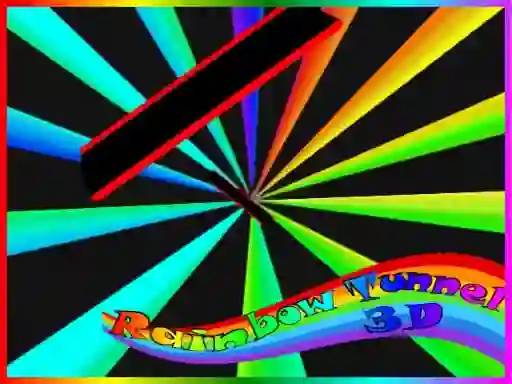 თამაში Rainbow Tunnel 3D ონლაინ