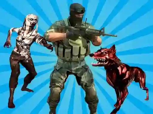 თამაში Good Guys VS Bad Boys Zombie ონლაინ