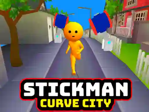 თამაში Stickman Curve City ონლაინ