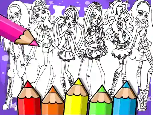 თამაში Monster High Coloring Book ონლაინ