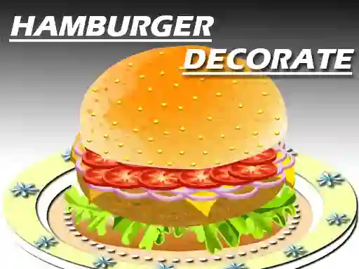 თამაში Hamburger Decorating ონლაინ
