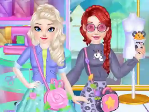 თამაში Fashion Princess Sewing Clothes ონლაინ