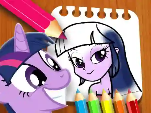 თამაში Equestria Girls Coloring Book ონლაინ