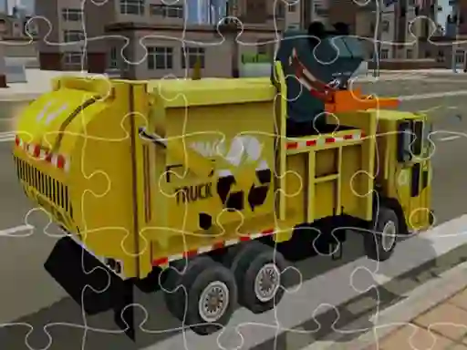 თამაში Garbage 3D Trucks ონლაინ