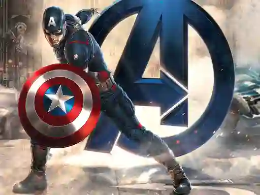 თამაში Captain American Jigsaw Puzzle ონლაინ