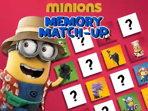 თამაში Minions Memory Match Up ონლაინ