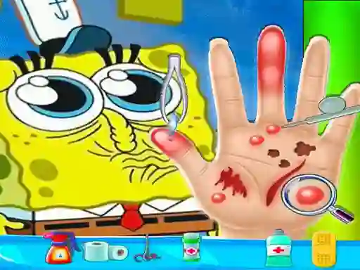 თამაში Spongebob Hand Doctor ონლაინ