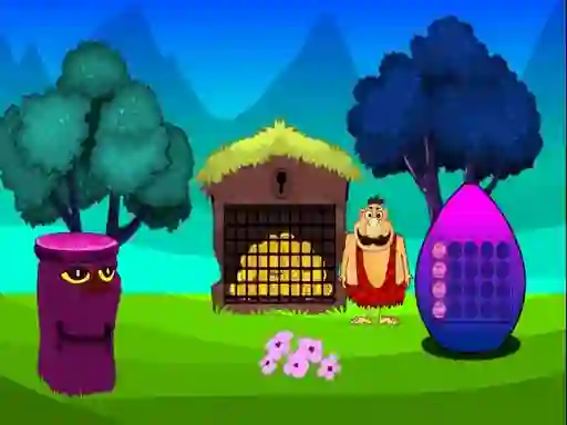 თამაში Caveman Treasure Escape ონლაინ