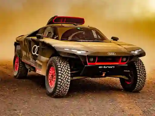 თამაში Audi RS Q Dakar Rally Puzzle ონლაინ